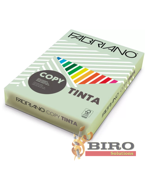 Hîrtie colorată A4 FABRIANO Tinta Verde Chiaro, 160 gr/m2, 250 foi, pastel, verde pal
